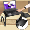 Foldable Laptop Table Bed Notebook Desk with Mouse Board by DailySale