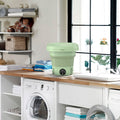 Foldable Laundry Machine with Detachable Drain Basket by DailySale