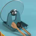 Foldable Pot Lid Rack Plastic Spoon Holder Stand Kitchen Supplies Organizer by DailySale