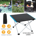 Folding Camping Table Aluminum Alloy Collapsible with Carry Bag by DailySale