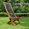 Folding Chairs Wooden Foldable Patio Chair by DailySale