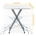 Folding Height Adjustable Snack Table by DailySale