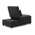 Folding Ottoman Sofa Bed Convertible Upholstered Daybed by DailySale