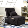 Folding Ottoman Sofa Bed Convertible Upholstered Daybed