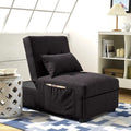 Folding Ottoman Sofa Bed Convertible Upholstered Daybed by DailySale