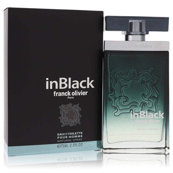 Franck Olivier In Black by Franck Olivier Eau De Toilette Spray 2.5 oz for Men by Avera Group