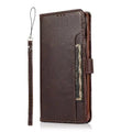 Folio Wallet Brown Vegan Leather Case - Samsung Galaxy S21 Ultra by Zerodamage Sahara Case LLC