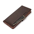 Folio Wallet Brown Vegan Leather Case - Samsung Galaxy S21 Ultra by Zerodamage Sahara Case LLC