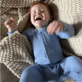 footie | periwinkle blue by Finn + Emma