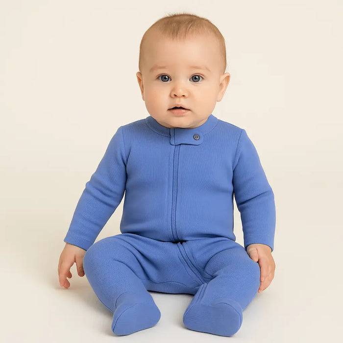footie | periwinkle blue by Finn + Emma