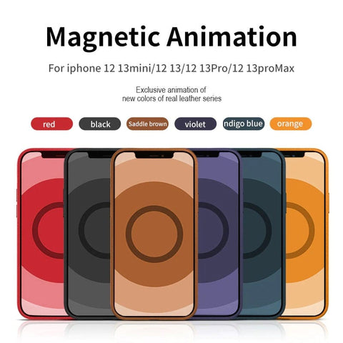 iPhone 13 Leather Case with MagSafe