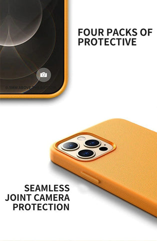 iPhone 13 Leather Case with MagSafe