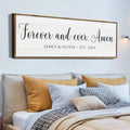 Forever And Ever Amen Faith Sign by Tailored Canvases