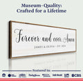 Forever And Ever Amen Faith Sign by Tailored Canvases