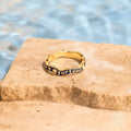 Fortune Magnet - Aquamarine Ring of Prosperity by Conscious Items