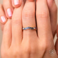 Fortune Magnet - Aquamarine Ring of Prosperity by Conscious Items