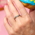 Fortune Magnet - Aquamarine Ring of Prosperity by Conscious Items