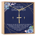 Foster Daughter Cross Earring and Necklace Jewelry Set by Dear Ava