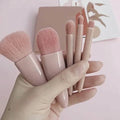 Foundation Brushes with Mirror Multi-purpose Foundation Powder Lip Eye Shadow Brushes Kit by DailySale