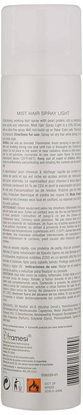 Framesi By Pearl Mist Hair Spray, Light Hold for Color Treated Hair, 10 oz