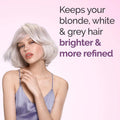 FRAMESI Color Lover Dynamic Blonde Purple Shampoo, Sulfate Free Shampoo, Color Treated Hair by Price Is Right Miami