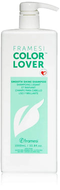 Framesi Color Lover Smooth Shine Shampoo, Sulfate Free Shampoo with Quinoa and Aloe Vera, Color Treated Hair by Price Is Right Miami