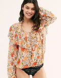 Free People Say It to Me Bodysuit, Size Large by Vanessa Jane