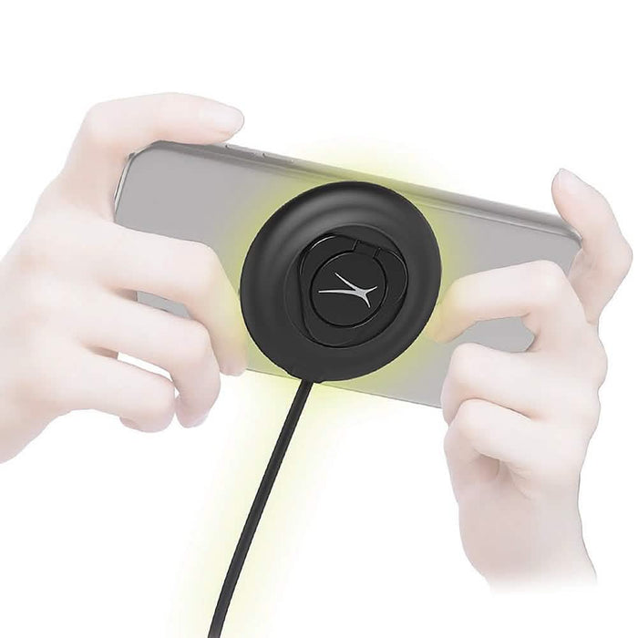 Free Play Qi Suction Grip Charging Pad with Ring Stand by DailySale