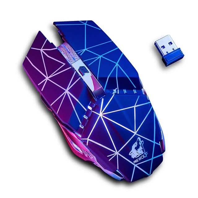 Free Wolf X11 Wireless 2.4G Optical Gaming Mouse by DailySale