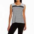 Calvin Klein Performance Hooded Striped Tank Top, Size Small by Vanessa Jane