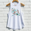 Under Armour Big Girls Filled Logo Tank Top,Size Medium by Vanessa Jane
