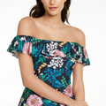 Tommy Hilfiger Womens Tankini Tops Floral Off-Shoulder Tankini, Size XS by Vanessa Jane