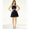 Trixxi Juniors Embellished Soutache Fit & Flare Dress, Size 11 by Vanessa Jane