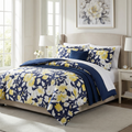 Mytex Aster Floral 3-PC. Reversible Full/Queen Comforter Set by Vanessa Jane