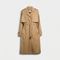 Coach Lightweight Overcoat With Signature Lining, Size Medium by Vanessa Jane