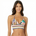 Trina Turk Treasure Cove Triangle Bra Swim Top - Size 2 by Vanessa Jane