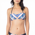 Trina Turk Womens Bandeau Neck Lined Removable Halter Strap Top, Size 10 by Vanessa Jane
