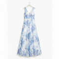 Trixxi Juniors Sequined Floral-Print Gown, Size 1 by Vanessa Jane