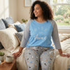 Jenni by Jennifer Moore Plus Size Graphic Sleep Top, Size 2X