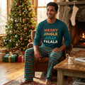 Family Pajamas Mens Merry Jingle Pajama Top, Size Small by Vanessa Jane