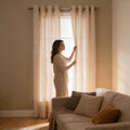 Miller Curtains Home Kailey Botanical Grommet Single Curtain Panel,95 Panel/Gold by Vanessa Jane