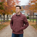Weatherproof Vintage Mens Waxed Sherpa Lined Trucker Jacket, Size Medium by Vanessa Jane