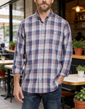 Weatherproof Vintage Mens Button-Down Plaid Shirt, Size Medium by Vanessa Jane