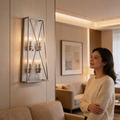 Zlite 447-4S-as 4.5 X 10 X 24 in. Tressle Antique Silver Wall Sconce by Vanessa Jane