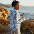 Womens Nike Dri-Fit Printed Full Zip Training Jacket Hoodie, Size Small by Vanessa Jane