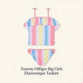 Tommy Hilfiger Big Girls 2-Pc. Diamonique Tankini, Large/12/14 by Vanessa Jane