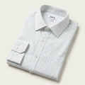 Bar III Mens Dot Print Button Down Dress Shirt, White, Size Large by Vanessa Jane