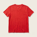 I.n.c. Mens Burnout Palm V-Neck T-Shirt, Size 3XL/Red by Vanessa Jane