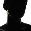 French Lock Knot Hoops in 18K Gold by DailySale