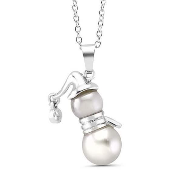 FreshWater Pearl Drop Snowman Necklace by DailySale